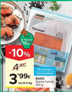 Oferta de Basic - Salmo Fumat por 3,99€ en Caprabo