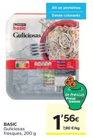 Oferta de Basic - Guliciosas Fresques por 1,56€ en Caprabo