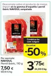 Oferta de Navidul - Pernil Iberic por 7,5€ en Caprabo