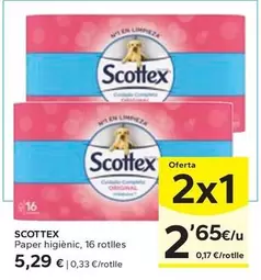 Oferta de Scottex - Paper Higienic por 5,29€ en Caprabo