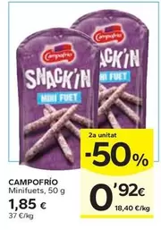 Oferta de Campofrío - Minifuets por 1,85€ en Caprabo