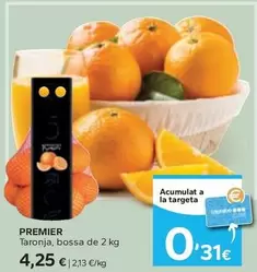 Oferta de Premier - Taronja por 4,25€ en Caprabo