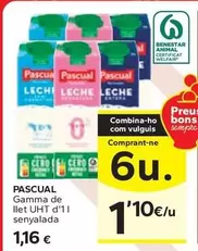 Oferta de Pascual - Gamma De Llet UHT por 1,16€ en Caprabo