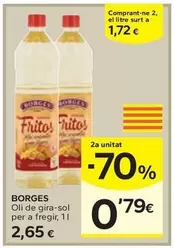 Oferta de Borges - Oli De Gira-Sol Per A Fregir por 2,65€ en Caprabo