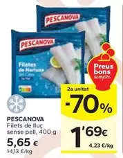 Oferta de Pescanova - Filets De Lluc Sense Pell por 5,65€ en Caprabo