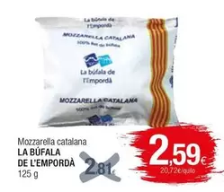 Oferta de Mozzarella Catalana por 2,59€ en Condis