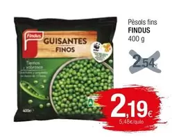 Oferta de Findus - Pèsols Fins por 2,19€ en Condis