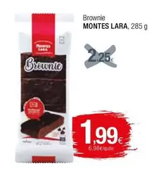 Oferta de Montes Lara - Brownie por 1,99€ en Condis