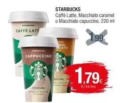 Oferta de Starbucks - Caffè Latte por 1,79€ en Condis