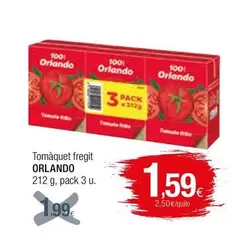 Oferta de Orlando - Tomaquet Fregit por 1,59€ en Condis