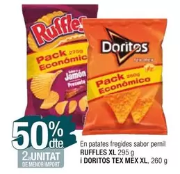 Oferta de Doritos - En Patates Fregides Sabor Pernil en Condis