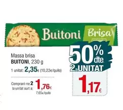 Oferta de Massa Brisa por 2,35€ en Condis