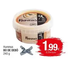 Oferta de Bo de Debò - Hummus por 1,99€ en Condis