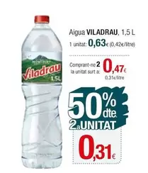 Oferta de Viladrau - Aigua por 0,63€ en Condis