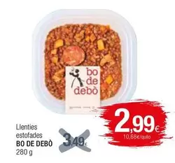 Oferta de Bo de Debò - Llenties Estofades por 2,99€ en Condis