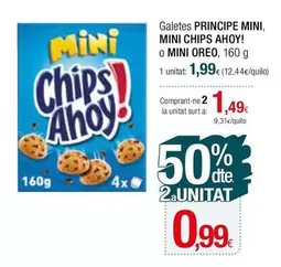 Oferta de Oreo - Galetes Mini, Chips Ahoy! O Mini por 1,99€ en Condis