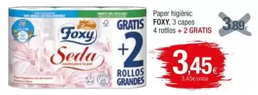 Oferta de Foxy - Paper Higienic por 3,45€ en Condis