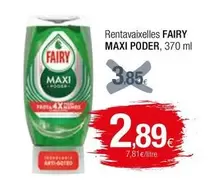 Oferta de Fairy - Rentavaixelles Maxi Poder por 2,89€ en Condis