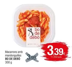 Oferta de Bo de Debò - Macarrons Amb Mandonguilles por 3,39€ en Condis