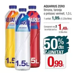 Oferta de Aquarius - Zero por 1,99€ en Condis