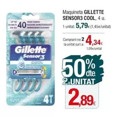 Oferta de Gillette - Maquineta por 5,79€ en Condis