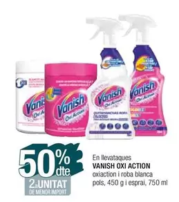 Oferta de Vanish - En Llevataques Oxi Action en Condis