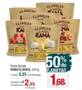 Oferta de Pasta Farcida por 3,37€ en Condis