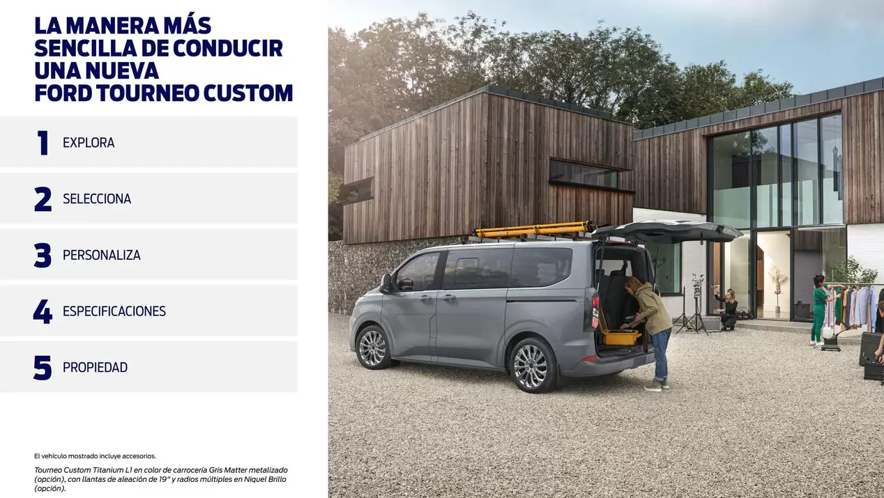 Oferta de Ford - La Manera Más Sencilla De Conducir Una Nueva Ford Tourneo Custom en Ford