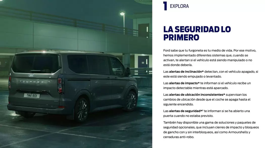 Oferta de La Seguridad Lo Primero en Ford