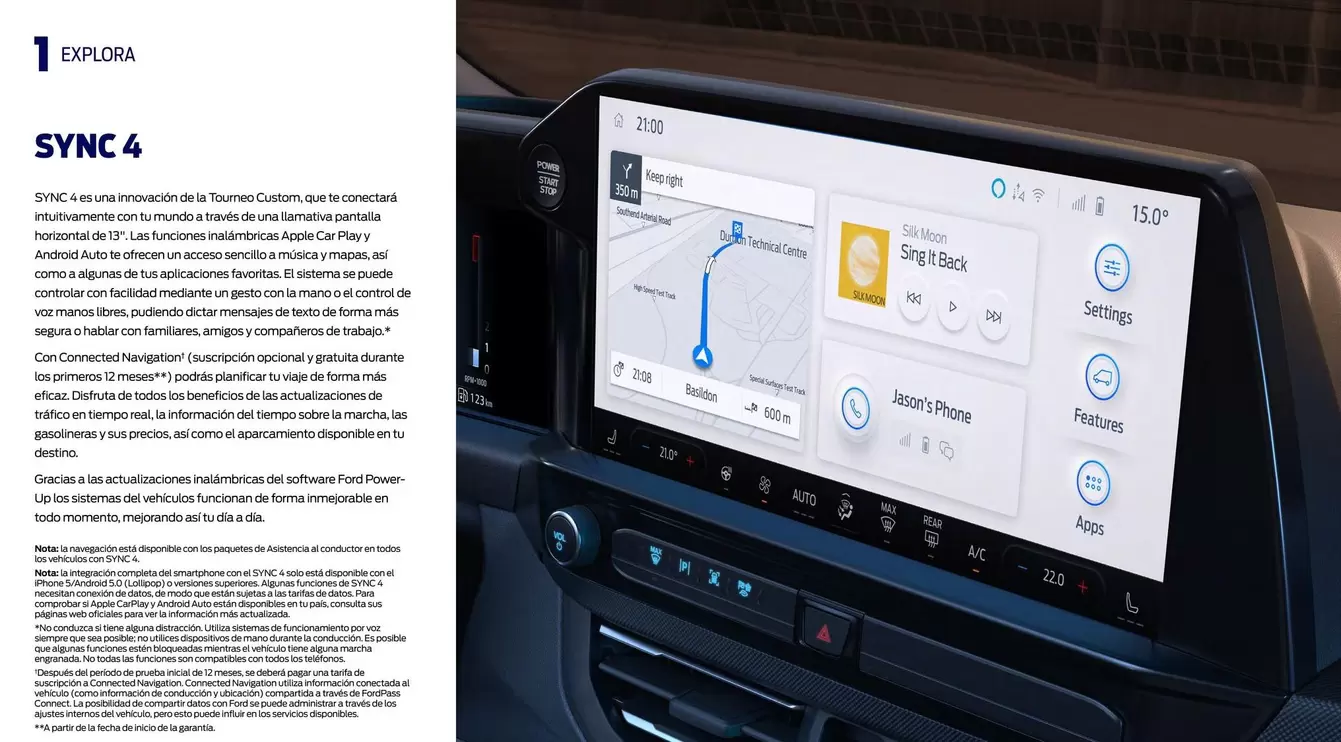 Oferta de Sync 4 en Ford