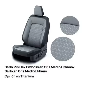 Oferta de Barlo Pin Hex Emboss En Gris Medio Urbano/ Barlo En Gris Medio Urbano en Ford