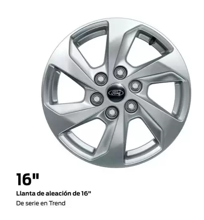 Oferta de Ford - Llanta De Aleación De 16" en Ford