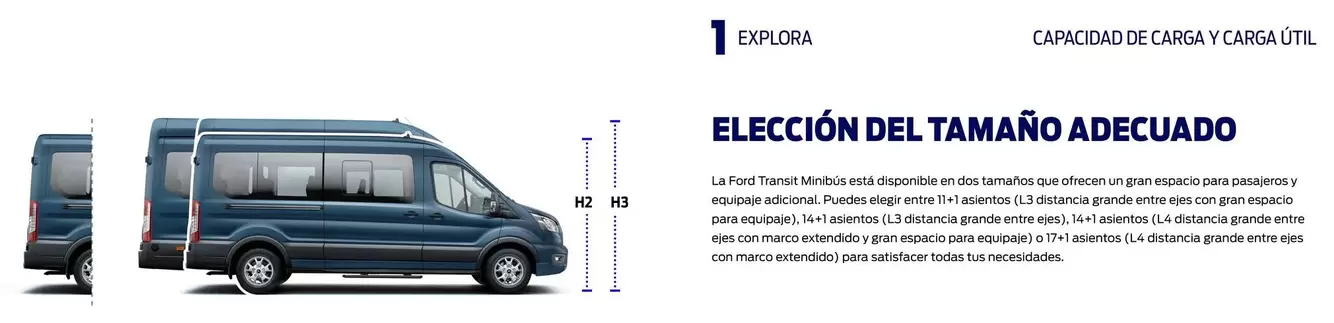 Oferta de Ford - Elección Del Tamaño Adeclado en Ford