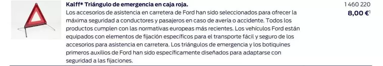 Oferta de Ford - Kalti Trimpuso De Emergenza En Chef por 8€ en Ford