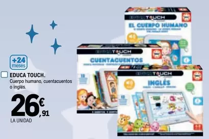 Oferta de Educa Touch por 26,91€ en E.Leclerc