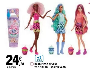 Oferta de Barbie - Pop Reveal Te De Burbujas Con Vaso por 24,38€ en E.Leclerc