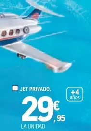 Oferta de Playmobil - Jet Privado por 29,95€ en E.Leclerc