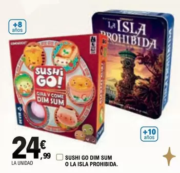 Oferta de Sushi Go Dim Sum O La Isla Prohibida por 24,99€ en E.Leclerc