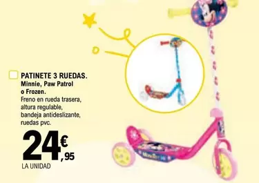 Oferta de Patinete 3 Ruedas por 24,95€ en E.Leclerc