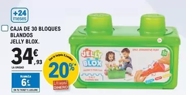 Oferta de Jelly Blox - Caja De 30 Bloques Blandos por 34,93€ en E.Leclerc