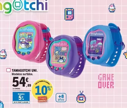 Oferta de Tamagotchi Uni por 54,89€ en E.Leclerc