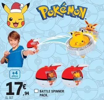 Oferta de Pokemon - Battle Spinner Pack por 17,94€ en E.Leclerc