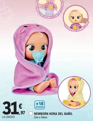 Oferta de Newborn Hora Del Bano por 31,97€ en E.Leclerc