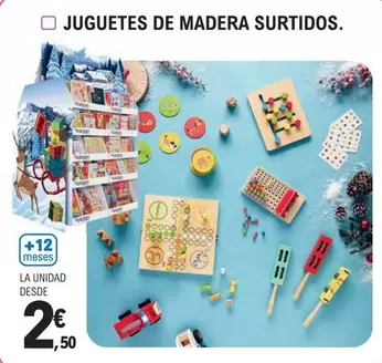 Oferta de Juguetes De Madera Surtidos por 2,5€ en E.Leclerc