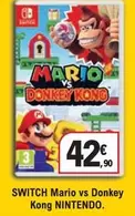 Oferta de Nintendo - Switch Mario Vs Donkey Kong por 42,9€ en E.Leclerc