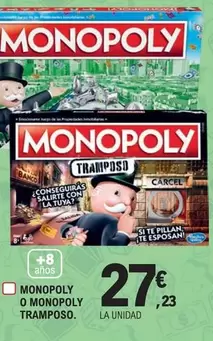 Oferta de Hasbro - Monopoly O Monopoly Tramposo por 27,23€ en E.Leclerc