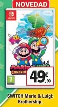 Oferta de Nintendo Switch - Mario & Luigi: Brothership por 49,9€ en E.Leclerc