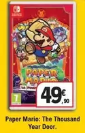 Oferta de Nintendo Switch - Paper Mario: The Thousand Year Door por 49,9€ en E.Leclerc