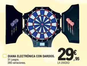 Oferta de Diana Electronica Con Dardos por 29,95€ en E.Leclerc