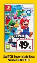 Oferta de Nintendo Switch  - Super Mario Bros. Wonder por 49,9€ en E.Leclerc